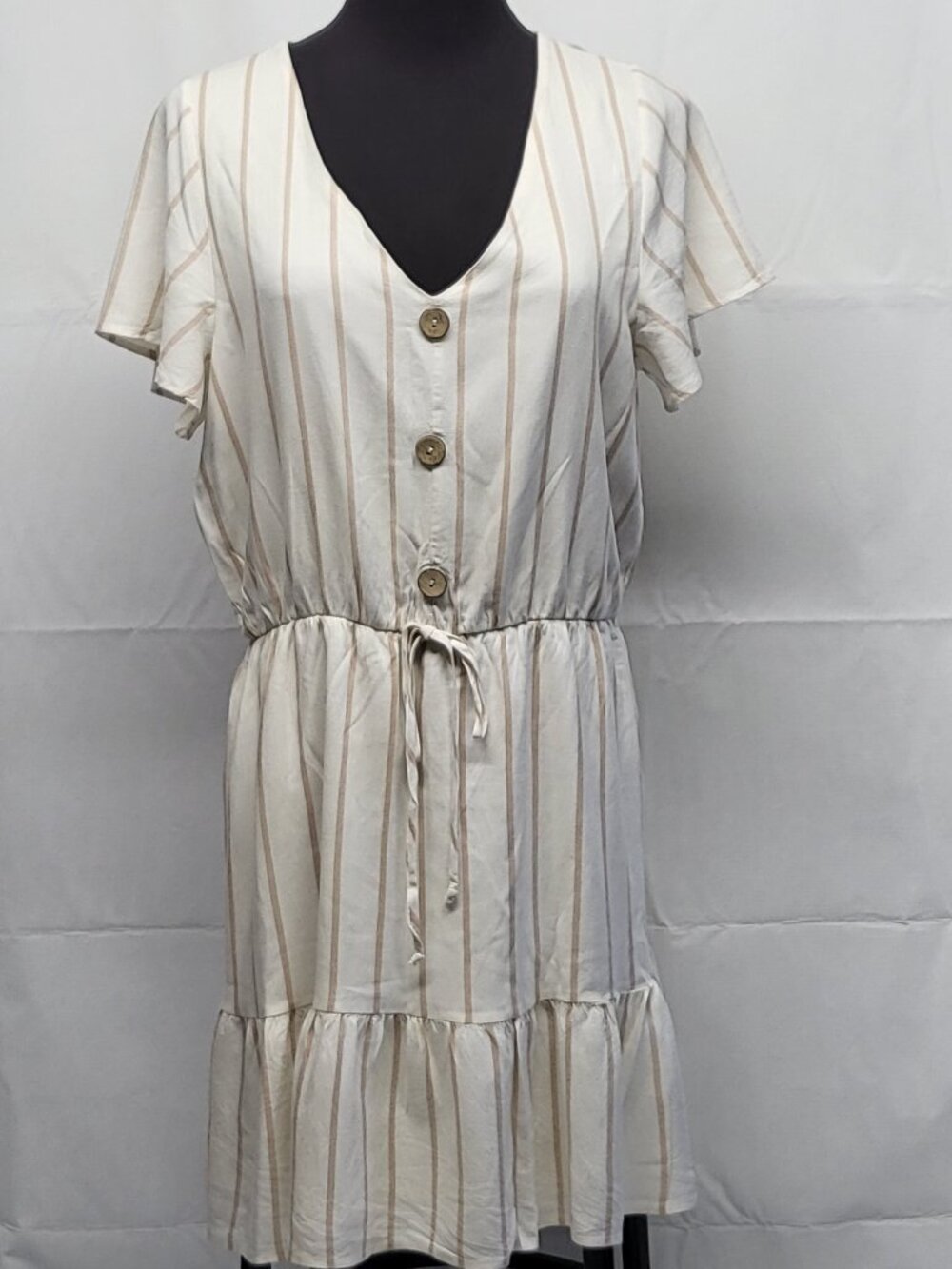 Vintage Newbury Kustom Dress Cottagecore Womens Large Mini Partially Lined USA